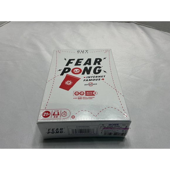 Fear Pong Internet Famous Refreshed Adult Party Game Cut Games Hasbro G1799 NEW - Picture 2 of 4